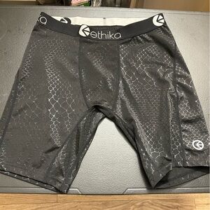 Ethika Embossed Python Print Black Men's Staple Large